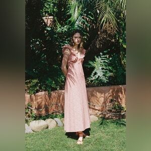 Christy Dawn The Nova Dress in Rouge Phlox EUC